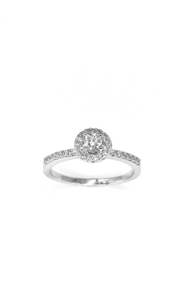 0.60 ct Kenar Taşlı Pırlanta Yüzük