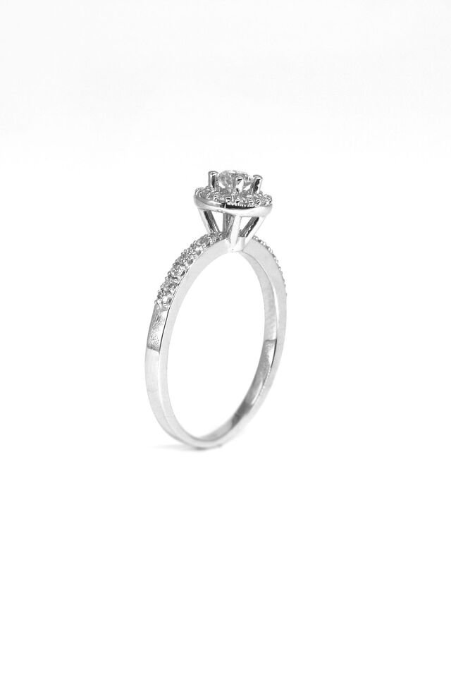 0.60 ct Kenar Taşlı Pırlanta Yüzük