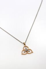 Flower Pırlanta Kolye