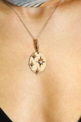 Kutup Yıldızı Pırlanta Kolye