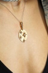 Kutup Yıldızı Pırlanta Kolye