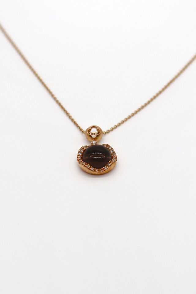 Oniks Pırlanta Kolye