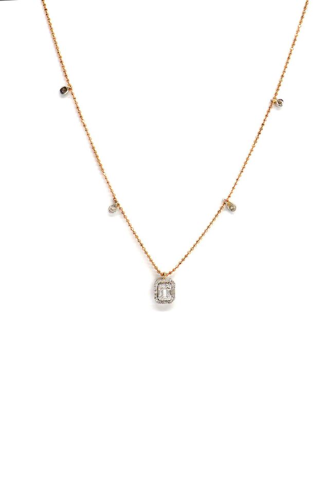 0.30 ct Tasarım Pırlanta Kolye