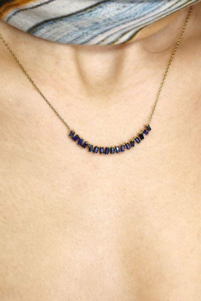 Safir Baget Kolye