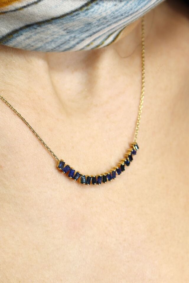 Safir Baget Kolye