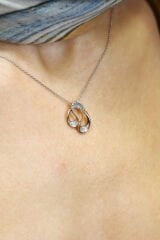 Twiner Pırlanta Kolye