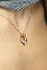 Twiner Pırlanta Kolye