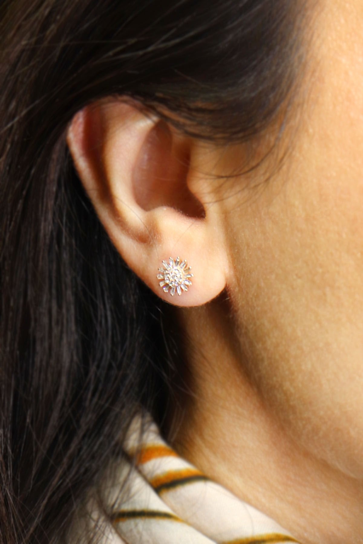 Daısy Pırlanta Küpe