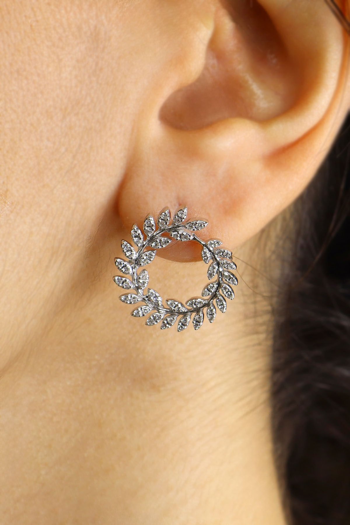 Sezar Pırlanta Küpe