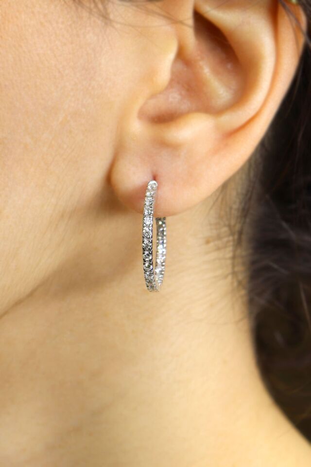 0.30 ct Tamtur Pırlanta Küpe