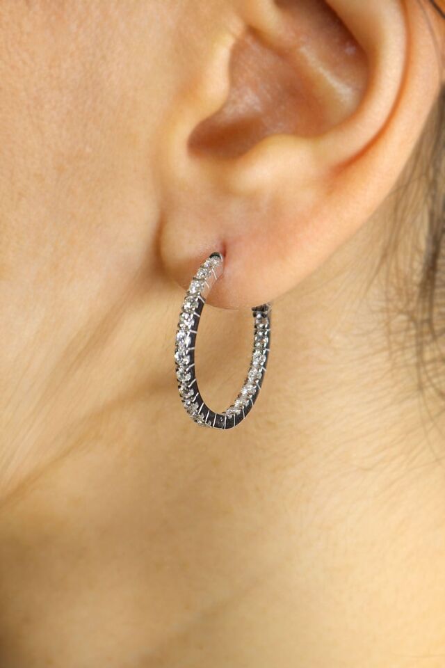 0.30 ct Tamtur Pırlanta Küpe