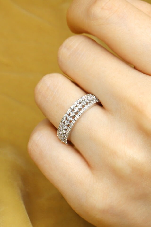 0.50 ct Yarımtur Pırlanta Yüzük