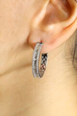 1.60 ct Baget Tamtur Pırlanta Küpe