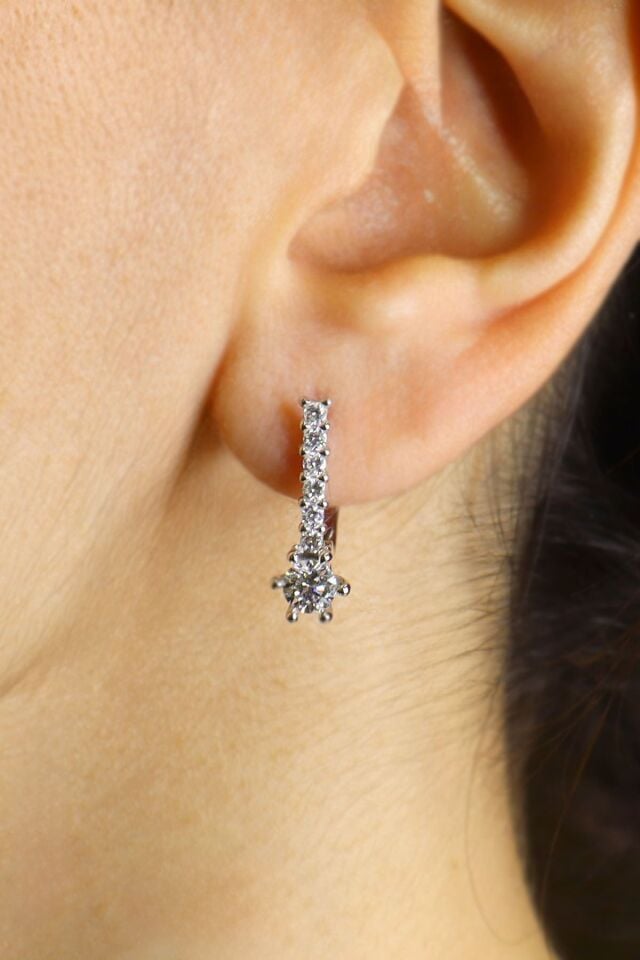 1.10 ct Pırlanta Küpe