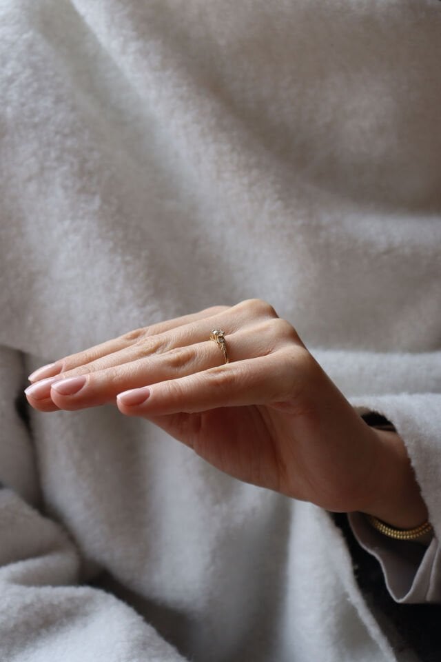 0.35 Ct Vintage Markiz Pırlanta Yüzük