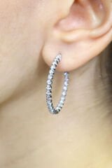 0.90 ct Tamtur Pırlanta Küpe