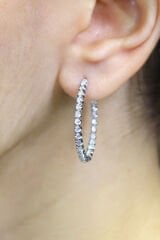 0.90 ct Tamtur Pırlanta Küpe