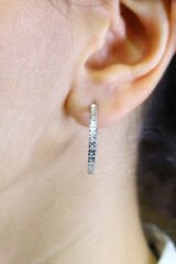 0.85 ct Tamtur Pırlanta Küpe