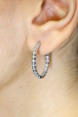 0.85 ct Tamtur Pırlanta Küpe