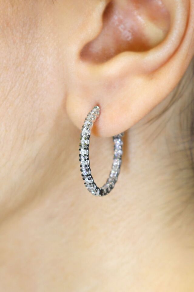 0.85 ct Tamtur Pırlanta Küpe