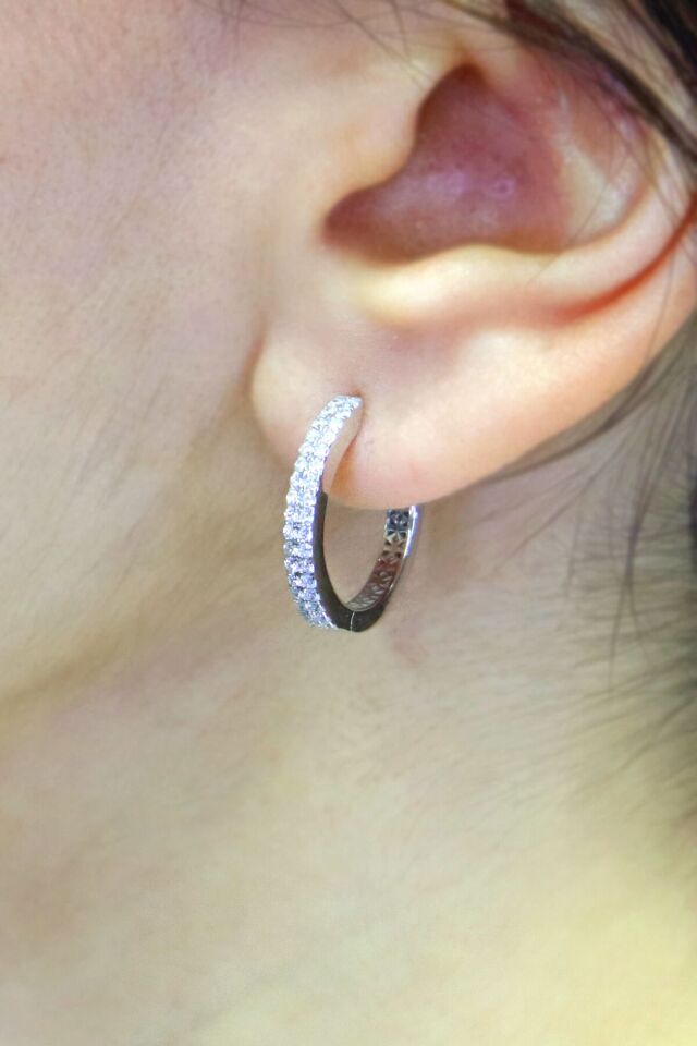 0.50 ct Tamtur Pırlanta Küpe
