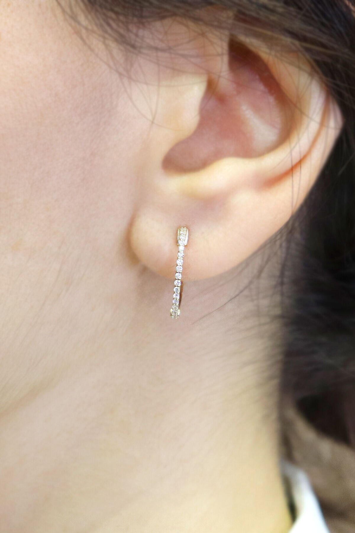 0.15 ct Pırlanta Küpe