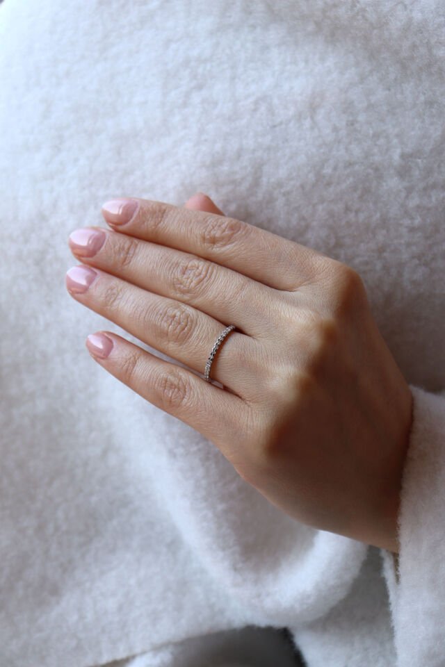 0.25 Ct Pırlanta Yarımtur Yüzük