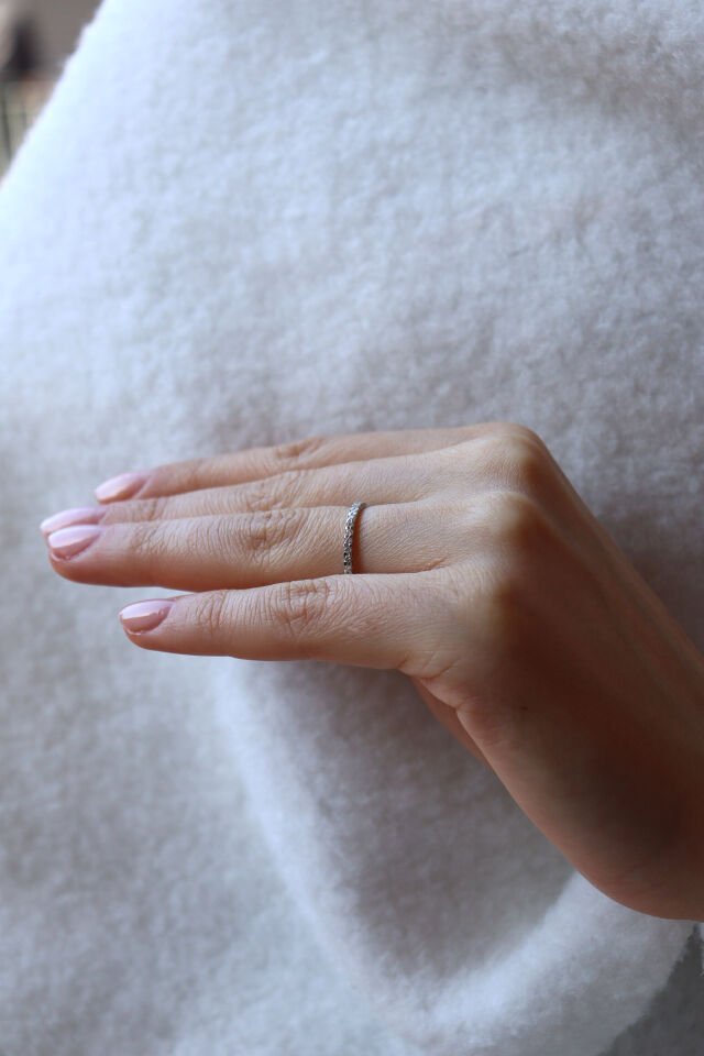 0.25 Ct Pırlanta Yarımtur Yüzük
