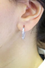 0.80 ct Tamtur Pırlanta Küpe