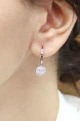 0.50 ct Coronet Pırlanta Küpe