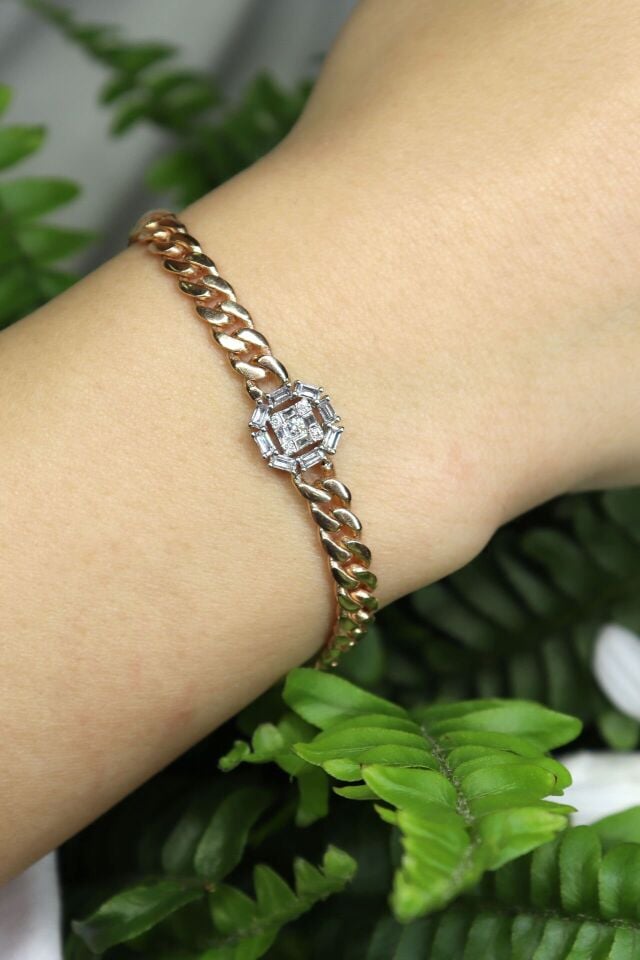 Pırlanta Baget Gurmet Bileklik