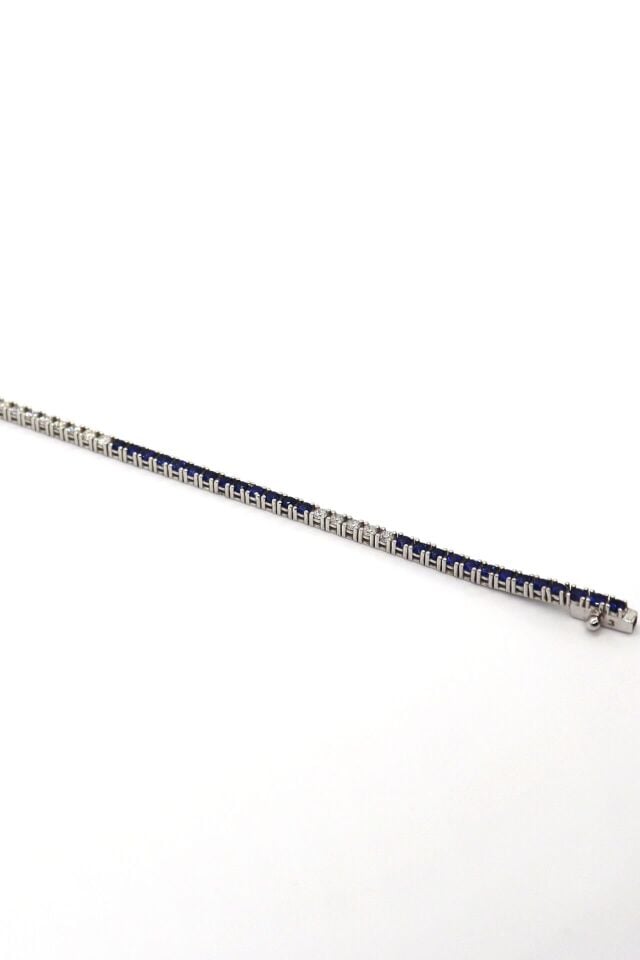 Safir & Pırlanta Suyolu Bileklik