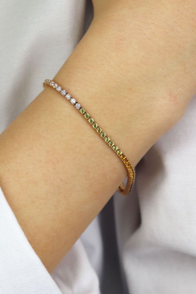 Safir & Pırlanta Suyolu Bileklik