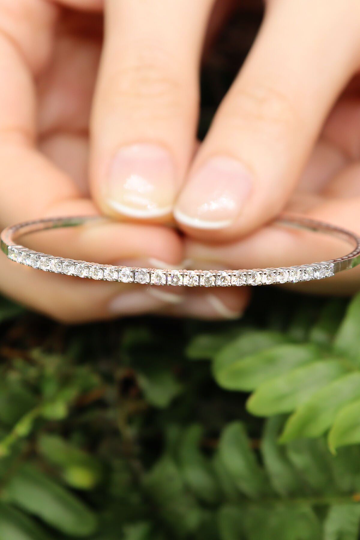 0.10 ct Pırlanta Kelepçe