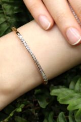 0.50 ct Yarımtur Füzyon Pırlanta Kelepçe