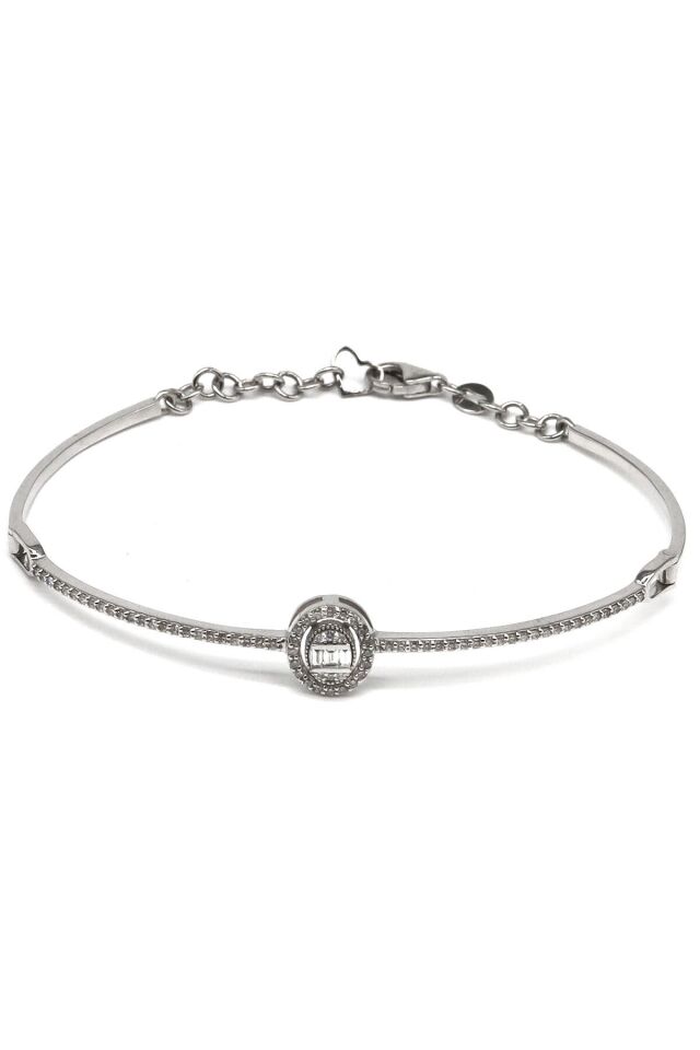 0.40 ct Baget Pırlanta Kelepçe