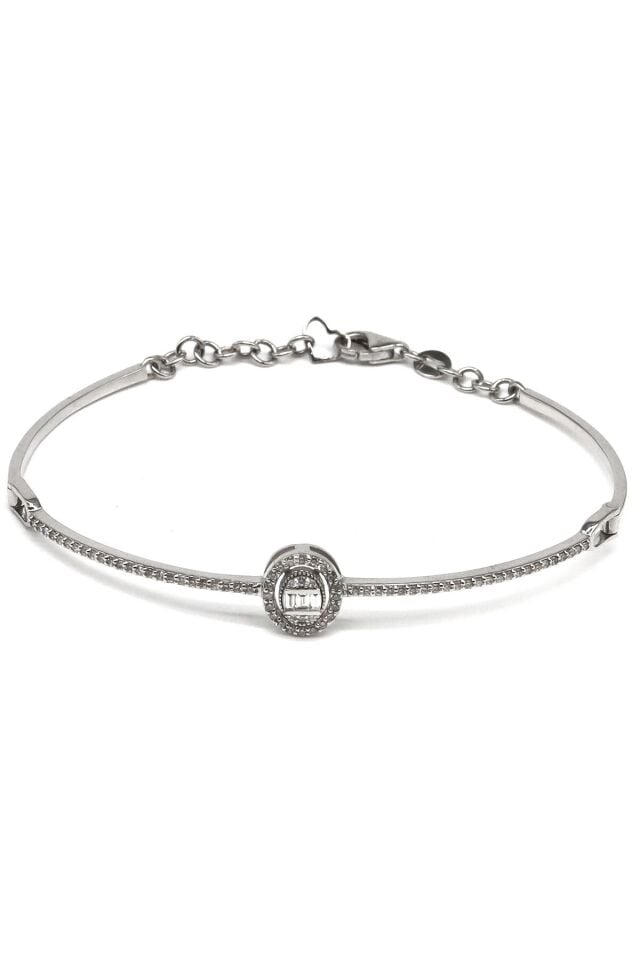 0.40 Ct Baget Pırlanta Kelepçe