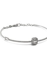 0.40 ct Baget Pırlanta Kelepçe