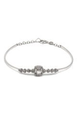 0.40 ct Baget Pırlanta Kelepçe