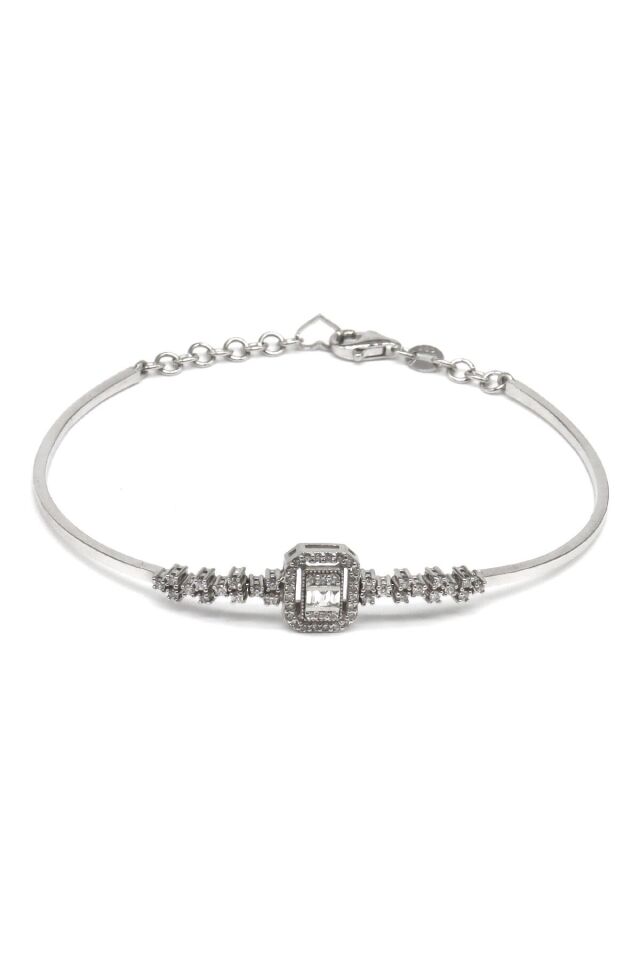 0.40 ct Baget Pırlanta Kelepçe