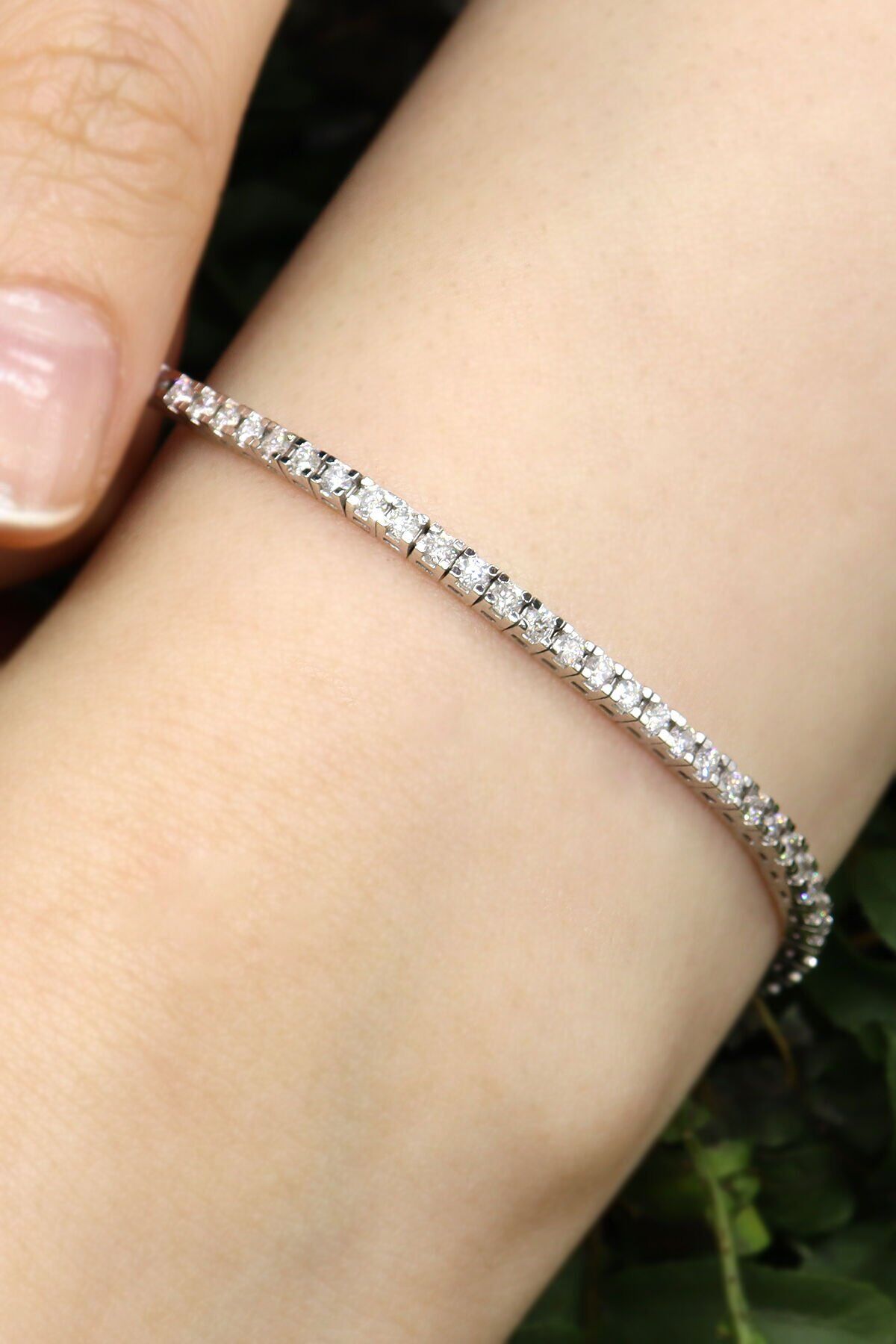 2.20 ct Suyolu Pırlanta Bileklik