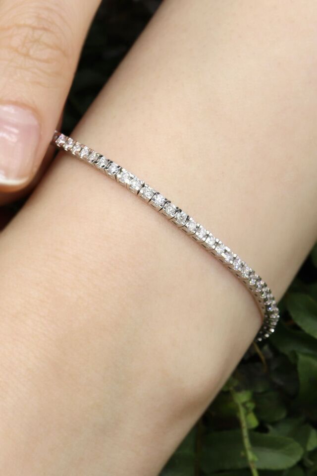 2.00 Ct Suyolu Pırlanta Bileklik