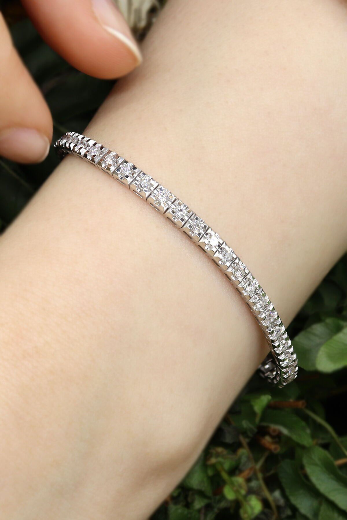 1.75 ct Suyolu Pırlanta Bileklik