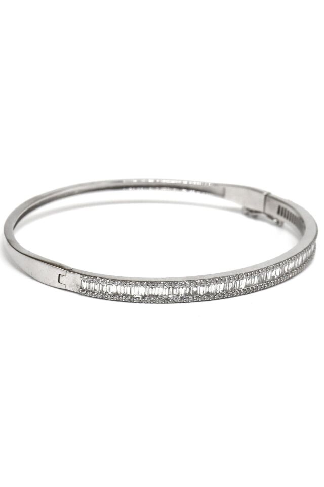 1.80 Ct Baget Pırlanta Kelepçe