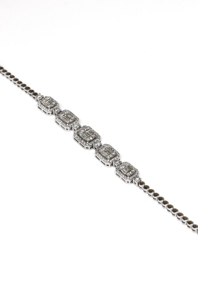 1.20 ct Baget Pırlanta Bileklik