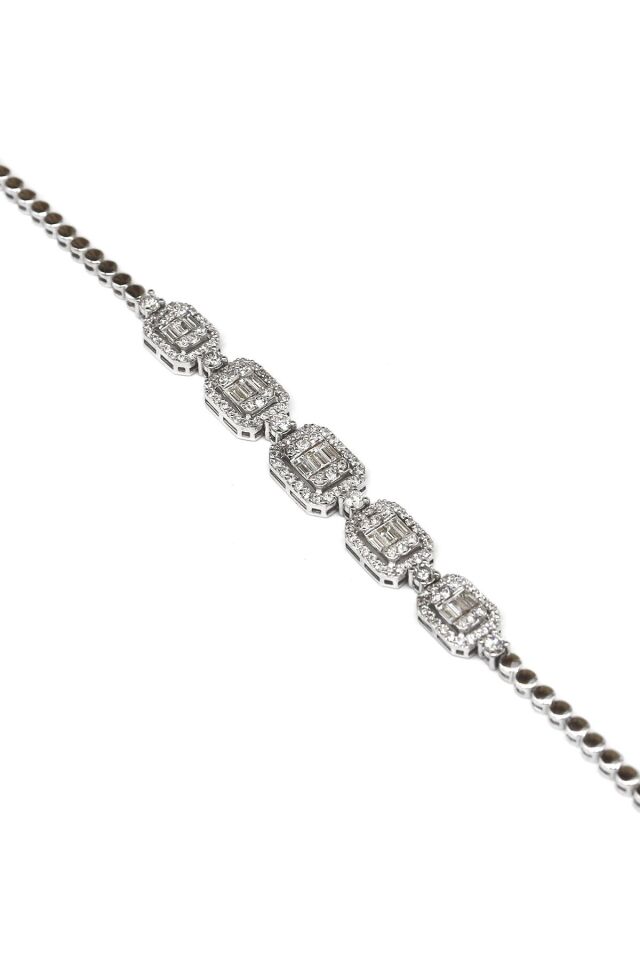 1.20 ct Baget Pırlanta Bileklik