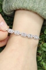 1.20 ct Baget Pırlanta Bileklik