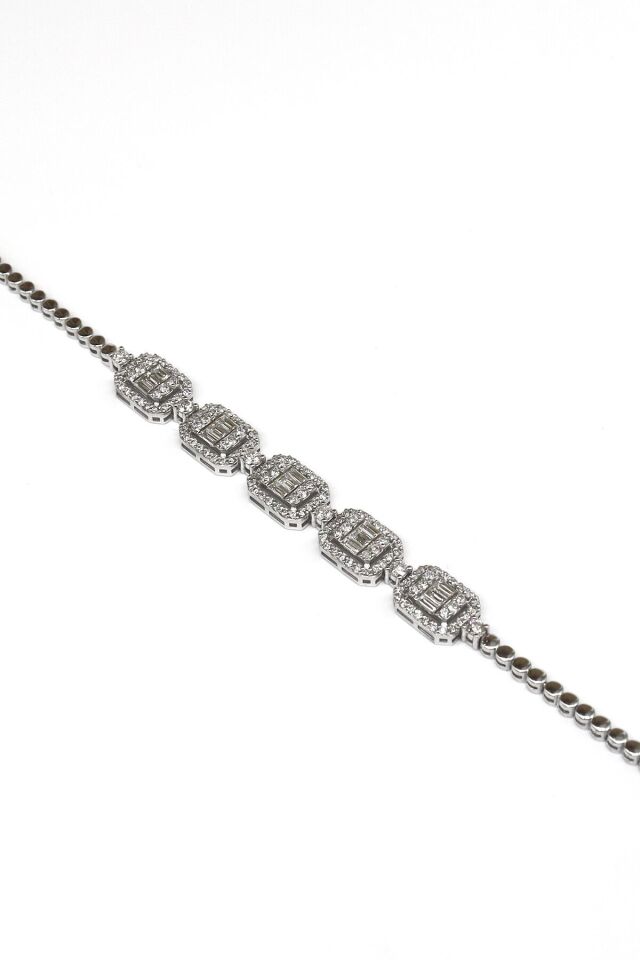 1.60 ct Baget Pırlanta Bileklik