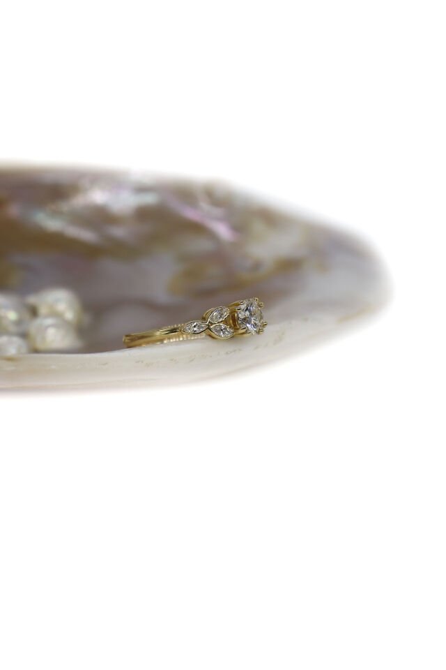 0.55 Ct Vintage Markiz Pırlanta Yüzük