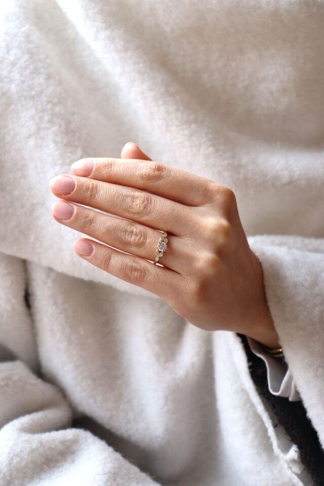 0.55 Ct Vintage Markiz Pırlanta Yüzük